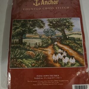 Anchor Counted Cross Stitch Kit PCE948 Down The Track
